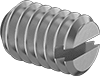 Slotted Stainless Steel Cup-Tip Set Screws