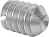 Slotted Stainless Steel Cup-Tip Set Screws