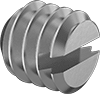 Slotted Stainless Steel Cup-Tip Set Screws