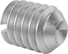 Slotted Stainless Steel Cup-Tip Set Screws