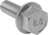 Steel Flanged Hex Head Screws