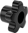 Image of Product. Style 6. Front orientation. Five-Arm Grip. Screw-Head Mount Knobs, Style 6.