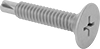 Steel Phillips Flat Head Drilling Screws for Joining Wood to Sheet Metal