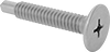 Steel Phillips Flat Head Drilling Screws for Joining Wood to Sheet Metal