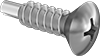 Oval Head Drilling Screws for Metal