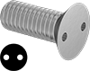 Metric Tamper-Resistant Drilled Spanner Flat Head Screws