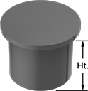 Image of Product. Front orientation. Contains Annotated. Protective Plugs. Conductive Plugs.