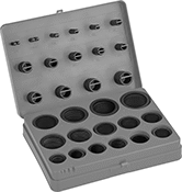 Image of Product. Front orientation. O-Rings. Square-Profile Oil-Resistant Buna-N O-Ring Assortments.
