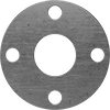 High-Temperature Graphite Pipe Gaskets with Bolt Holes