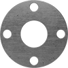 High-Temperature Graphite Pipe Gaskets with Bolt Holes