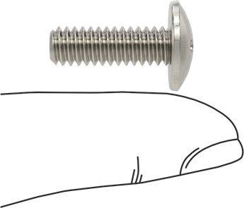 94135A824 | Drilled Spanner Truss Head Screw | McMaster-Carr