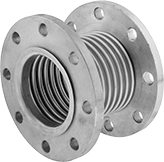 Image of Product. Front orientation. Pipe Expansion Joints. High-Temperature&nbsp;All-Metal&nbsp;Pipe Expansion Joints with Flanged Ends.