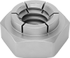 Thin-Profile Flex-Top Locknuts for Heavy Vibration