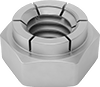 Thin-Profile Flex-Top Locknuts for Heavy Vibration
