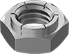 Stainless Steel Thin Flex-Top Locknuts for Heavy Vibration
