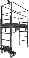 Image of Product. Front orientation. Scaffolds. Motorized Adjustable Scaffolds.