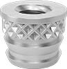 Tapered Heat-Set Threaded Inserts For Plastic