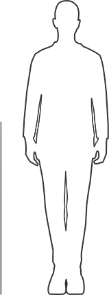 Image of Product. Side1 orientation. Contains SizingReference. Super-Corrosion-Resistant 316 Stainless Steel Threaded Rod, M8 x 1.25 mm Thread Size, 1 M Long.