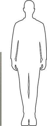 Image of Product. Side1 orientation. Contains SizingReference. Super-Corrosion-Resistant 316 Stainless Steel Threaded Rod, M20 x 2.5 mm Thread Size, 1 M Long.