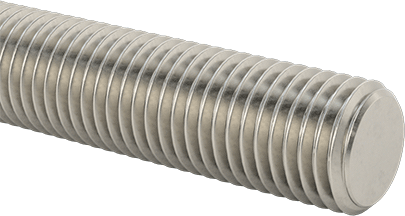 Image of Product. Front orientation. Super-Corrosion-Resistant 316 Stainless Steel Threaded Rod, M20 x 2.5 mm Thread Size, 2 M Long.