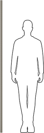 Image of Product. Side1 orientation. Contains SizingReference. Super-Corrosion-Resistant 316 Stainless Steel Threaded Rod, M36 x 4 mm Thread Size, 2 M Long.
