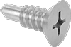 Stainless Steel Phillips Flat Head Drilling Screws