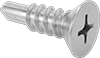 Stainless Steel Phillips Flat Head Drilling Screws
