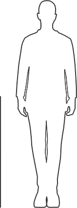 Image of Product. Side1 orientation. Contains SizingReference. Medium-Strength Threaded Rod, Black-Oxide Grade B7 Steel, 1/4"-20 Thread Size, 3 Feet Long.