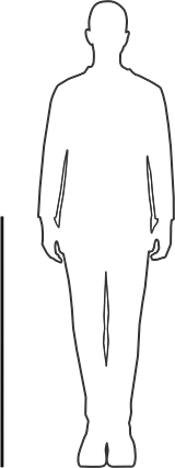 Image of Product. Side1 orientation. Contains SizingReference. Medium-Strength Threaded Rod, Black-Oxide Grade B7 Steel, 1/2"-13 Thread Size, 3 Feet Long.