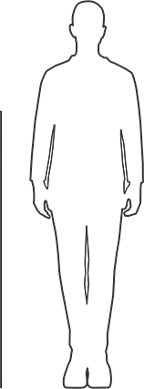 Image of Product. Side1 orientation. Contains SizingReference. Medium-Strength Threaded Rod, Black-Oxide Grade B7 Steel, 1/4"-20 Thread Size, 4 Feet Long.