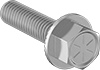 Steel Serrated-Flange Hex Head Screws