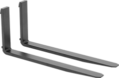 Image of Product. Front orientation. Forklift Forks.