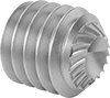 Serrated-Locking Steel Cup-Tip Set Screws