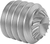 Serrated-Locking Steel Cup-Tip Set Screws