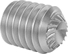 Serrated-Locking Steel Cup-Tip Set Screws