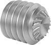 Serrated-Locking Steel Cup-Tip Set Screws