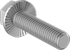 Stainless Steel Serrated-Flange Hex Head Screws