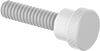 Plastic Raised-Profile Knurled-Head Thumb Screws