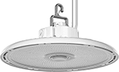Image of Product. Style C. Front orientation. Ceiling and Wall Lights. Round Bay Lights, LED, Hook Mount, Thread On, Style C.