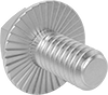 Steel Oversized Serrated-Flange Hex Head Screws