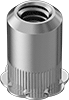 Twist-Resistant Rivet Nuts For Soft Materials