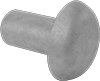 Mil. Spec. Aluminum Low-Profile Domed Head Solid Rivets