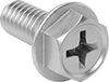 Stainless Steel Flanged Phillips Hex Head Screws