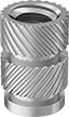 Image of Product. Bottom orientation. Threaded Inserts. Heat-Set Threaded Inserts for Plastic, Standard Profile.
