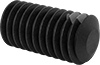 Thread-Locking Steel Flat-Tip Set Screws