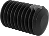 Thread-Locking Steel Flat-Tip Set Screws