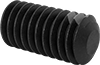 Thread-Locking Steel Flat-Tip Set Screws