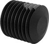 Thread-Locking Steel Flat-Tip Set Screws
