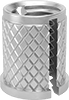Screw-to-Expand Press-In Threaded Inserts For Through Holes in Plastic