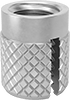 Screw-to-Expand Press-In Threaded Inserts for Plastic